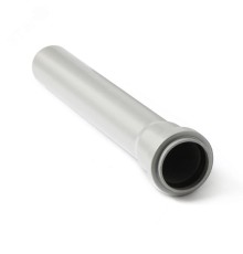 Труба канализационная 32x2000 мм PP, однораструбная, серая