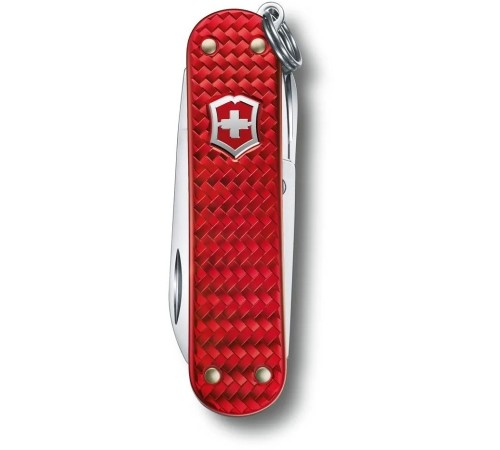 Нож перочинный Victorinox Classic Precious Alox (0.6221.401G) 58мм 5функц. красный подар.коробка Нож перочинный Victorinox Classic Precious Alox (0.6221.401G) 58мм 5функц. красный подар.коробка