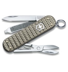 Нож перочинный Victorinox Classic Precious Alox (0.6221.4031G) 58мм 5функц. серый подар.коробка