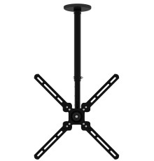 Кронштейн для телевизора Cactus CS-CP07 черный 23"-55" макс.45кг потолочный поворот и наклон