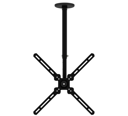 Кронштейн для телевизора Cactus CS-CP07 черный 23"-55" макс.45кг потолочный поворот и наклон
