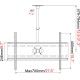 Кронштейн для телевизора Cactus CS-CP04-R черный 37"-70" макс.81.6кг потолочный поворот и наклон