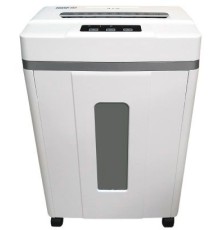 Шредер Office Kit S200TSCD 0,8x2 белый (секр.P-7) фрагменты 6лист. 25лтр. скобы пл.карты CD