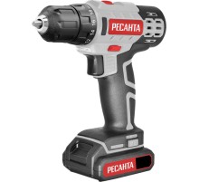 Дрель-шуруповерт Ресанта ДА-50Л2-18А аккум. патрон:быстрозажимной (кейс в комплекте) (75/14/9)