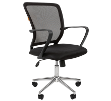 Офисное кресло Chairman    698   Россия     TW-01  черный хром new (7077478)