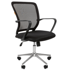 Офисное кресло Chairman    698   Россия     TW-01  черный хром new (7077478)