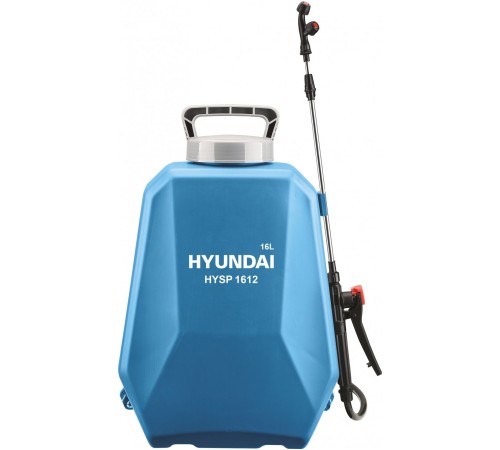 Опрыскиватель Hyundai HYSP 1612, аккумуляторный, ранцевый, 16л, голубой/серый Опрыскиватель Hyundai HYSP 1612, аккумуляторный, ранцевый, 16л, голубой/серый