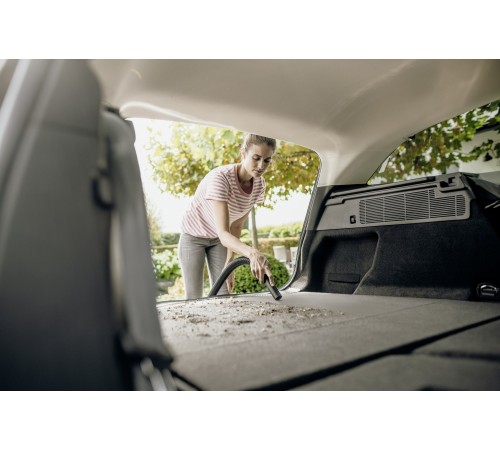 Строительный пылесос Karcher WD 2 Plus V-12/4/18 1000Вт (уборка: сухая/сбор воды) желтый