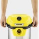 Строительный пылесос Karcher WD 2 Plus S V-15/4/18 1000Вт (уборка: сухая/сбор воды) желтый