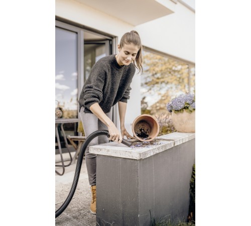 Строительный пылесос Karcher WD 2 Plus V-12/4/18 1000Вт (уборка: сухая/сбор воды) желтый