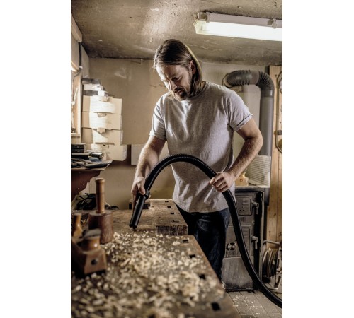 Строительный пылесос Karcher WD 2 Plus V-12/4/18 1000Вт (уборка: сухая/сбор воды) желтый