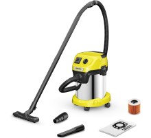 Строительный пылесос Karcher WD 3 P S V-17/4/20 1000Вт (уборка: сухая/сбор воды) желтый