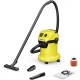 Строительный пылесос Karcher WD 3 P V-17/4/20 1000Вт (уборка: сухая/сбор воды) желтый