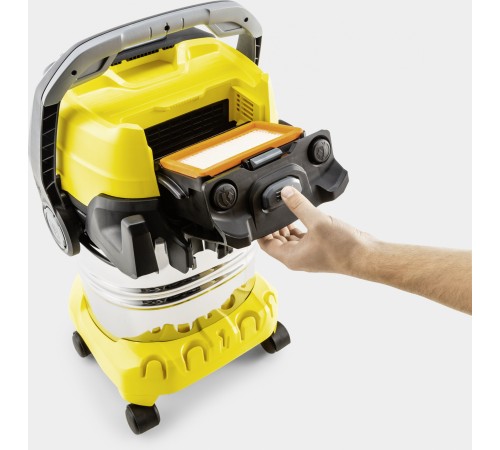 Строительный пылесос Karcher WD 6 P S V-30/6/22/T 1300Вт (уборка: сухая/сбор воды) желтый Строительный пылесос Karcher WD 6 P S V-30/6/22/T 1300Вт (уборка: сухая/сбор воды) желтый