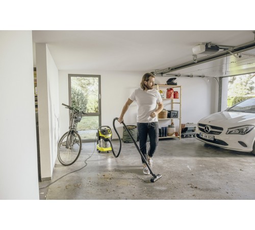 Строительный пылесос Karcher WD 5 S V-25/5/22 1100Вт (уборка: сухая/сбор воды) желтый Строительный пылесос Karcher WD 5 S V-25/5/22 1100Вт (уборка: сухая/сбор воды) желтый