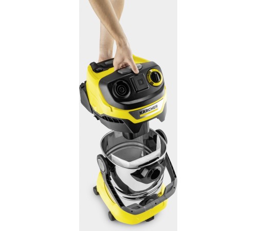Строительный пылесос Karcher WD 6 P S V-30/6/22/T 1300Вт (уборка: сухая/сбор воды) желтый Строительный пылесос Karcher WD 6 P S V-30/6/22/T 1300Вт (уборка: сухая/сбор воды) желтый