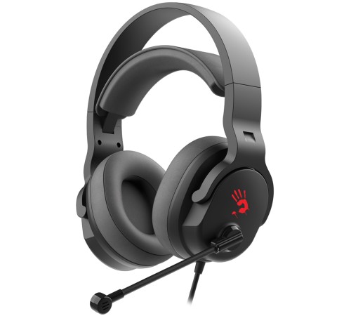 Наушники с микрофоном A4Tech Bloody G330p черный 2м мониторные оголовье (G330P)