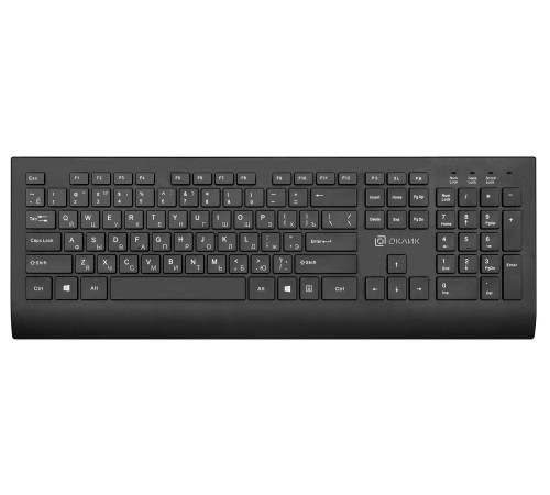 Клавиатура Оклик 155M черный USB slim Клавиатура Оклик 155M черный USB slim