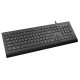Клавиатура Оклик 155M черный USB slim