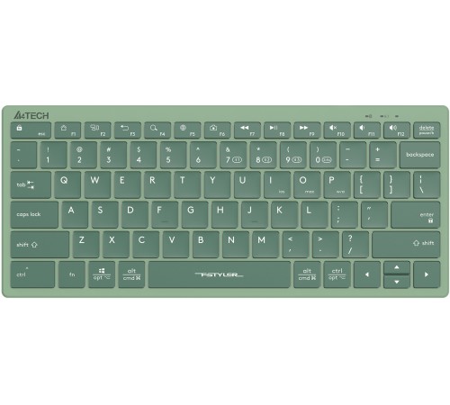 Клавиатура A4Tech Fstyler FBX51C зеленый USB беспроводная BT/Radio slim Multimedia Клавиатура A4Tech Fstyler FBX51C зеленый USB беспроводная BT/Radio slim Multimedia