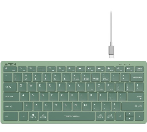 Клавиатура A4Tech Fstyler FBX51C зеленый USB беспроводная BT/Radio slim Multimedia Клавиатура A4Tech Fstyler FBX51C зеленый USB беспроводная BT/Radio slim Multimedia