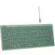 Клавиатура A4Tech Fstyler FBX51C зеленый USB беспроводная BT/Radio slim Multimedia