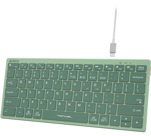 Клавиатура A4Tech Fstyler FBX51C зеленый USB беспроводная BT/Radio slim Multimedia Клавиатура A4Tech Fstyler FBX51C зеленый USB беспроводная BT/Radio slim Multimedia