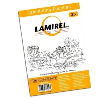 Пленка для ламинирования Fellowes 75мкм A4 (25шт) глянцевая 216x303мм Lamirel (LA-78800)