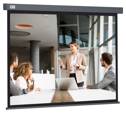 Экран Cactus 127x127см Wallscreen CS-PSW-127X127-SG 1:1 настенно-потолочный рулонный серый Экран Cactus 127x127см Wallscreen CS-PSW-127X127-SG 1:1 настенно-потолочный рулонный серый