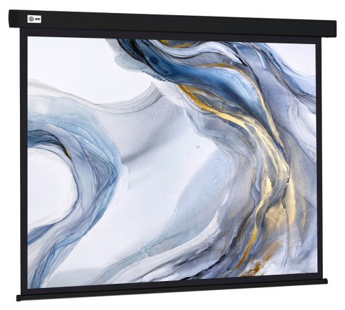 Экран Cactus 180x180см Wallscreen CS-PSW-180X180-BK 1:1 настенно-потолочный рулонный черный Экран Cactus 180x180см Wallscreen CS-PSW-180X180-BK 1:1 настенно-потолочный рулонный черный