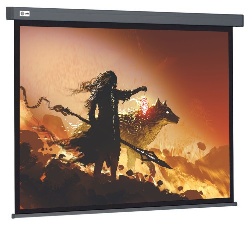 Экран Cactus 213x213см Wallscreen CS-PSW-213X213-SG 1:1 настенно-потолочный рулонный серый Экран Cactus 213x213см Wallscreen CS-PSW-213X213-SG 1:1 настенно-потолочный рулонный серый
