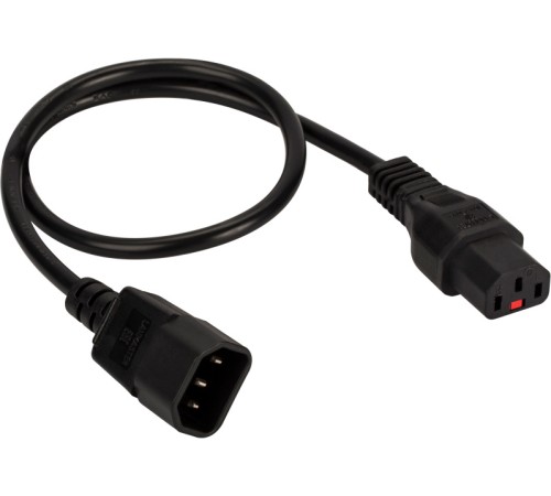 Кабель Lanmaster LAN-PP13L/14-2.0-BK C13-С14 проводник.:3x0.75мм2 2м 220В 10А (упак.:1шт) черный Кабель Lanmaster LAN-PP13L/14-2.0-BK C13-С14 проводник.:3x0.75мм2 2м 220В 10А (упак.:1шт) черный