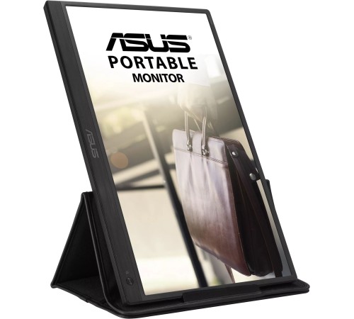 Монитор Asus 15.6" Portable MB165B черный TN LED 10ms 16:9 матовая 220cd 90гр/65гр 1366x768 HD READY USB 0.78кг