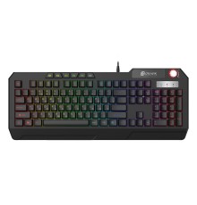 Клавиатура Оклик 715G черный USB Multimedia for gamer LED
