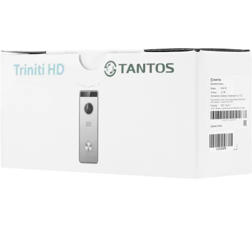 Видеопанель Tantos Triniti HD CMOS цвет панели: серебристый Видеопанель Tantos Triniti HD CMOS цвет панели: серебристый