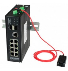 Коммутатор Osnovo SW-80802/ILS(port 90W,300W) управляемый