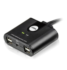 Переключатель электронный ATEN 2 x 4 USB 2.0 Peripheral Sharing Switch (US224-AT)