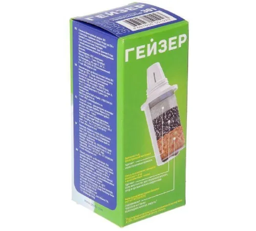 Картридж Гейзер 301 для кувшинов ресурс:250л (упак.:1шт) Картридж Гейзер 301 для кувшинов ресурс:250л (упак.:1шт)