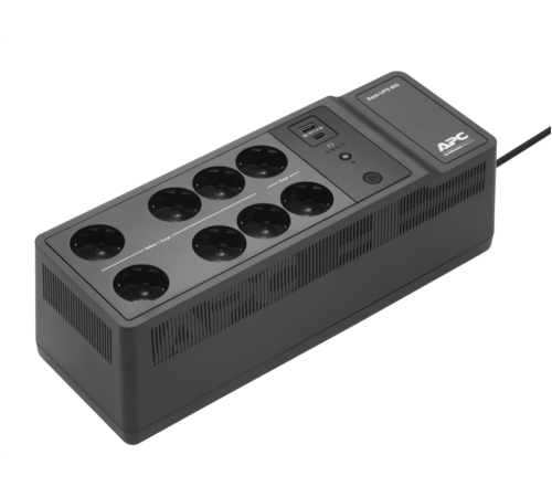 ИБП APC Back-UPS 850ВА, 520ватт, 230В, 6 розеток с батарейной защитой и 2 с сетевой фильтрацией, порт для зарядки USB Type-C and A, черный APC by Schneider Electric APC Back-UPS 850VA (BE850G2-RS) ИБП APC Back-UPS 850ВА, 520ватт, 230В, 6 розеток с батарейной защитой и 2 с сетевой фильтрацией, порт для зарядки USB Type-C and A, черный APC by Schneider Electric APC Back-UPS 850VA (BE850G2-RS)