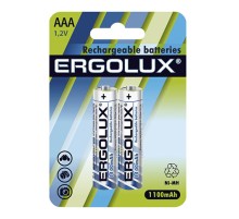 Аккумулятор Ergolux NHAAA1100BL2 AAA 1100mAh (2шт) блистер