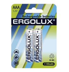 Аккумулятор Ergolux NHAAA1100BL2 AAA 1100mAh (2шт) блистер