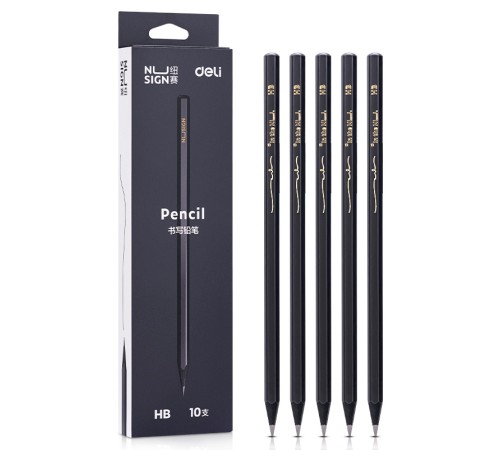 Карандаш Deli NS722-HB Nusign HB шестигран.