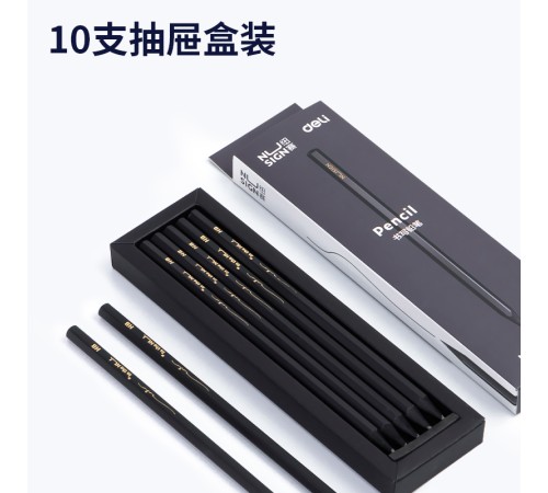 Карандаш Deli NS722-HB Nusign HB шестигран.