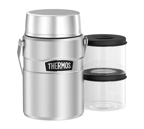 Термос для еды Thermos SK3030 MS 1.2л. серый картонная коробка (491474)