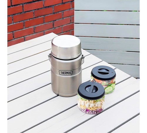 Термос для еды Thermos SK3030 MS 1.2л. серый картонная коробка (491474)