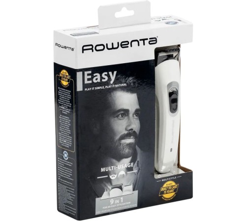 Триммер Rowenta TN8961F4 белый (насадок в компл:7шт)