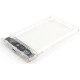 Внешний корпус для HDD/SSD AgeStar 3UB2P4C SATA пластик Прозрачный 2.5"