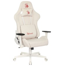 Кресло игровое A4Tech Bloody GC-320 белый сиденье белый крестовина