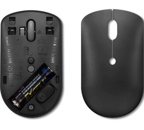 Мышь Lenovo 400 черный оптическая (2400dpi) беспроводная USB-C (3but)