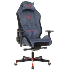 Кресло игровое A4Tech Bloody GC-470 синий крестовина металл